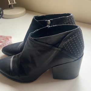 Sam Edelman leather studded ankle boots